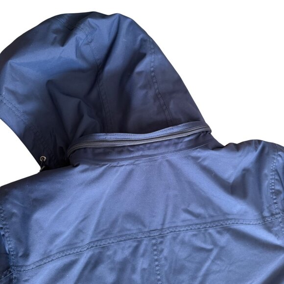 Eddie Bauer Men’s Mainstay insulated waterproof Navy trench coat, size Medium - Picture 7 of 7